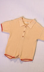 Cream Knitted Romper