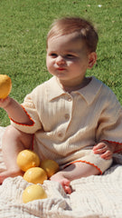 Cream Knitted Romper