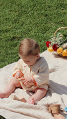 Cream Knitted Romper